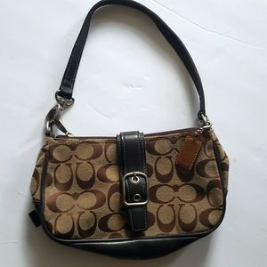 Brown Coach handbag